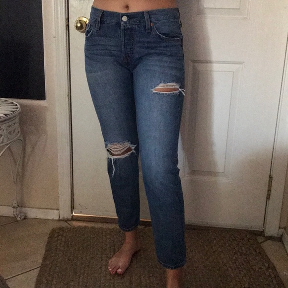 Levi’s 501’s straight boyfriend button fly 29 - Picture 10 of 13